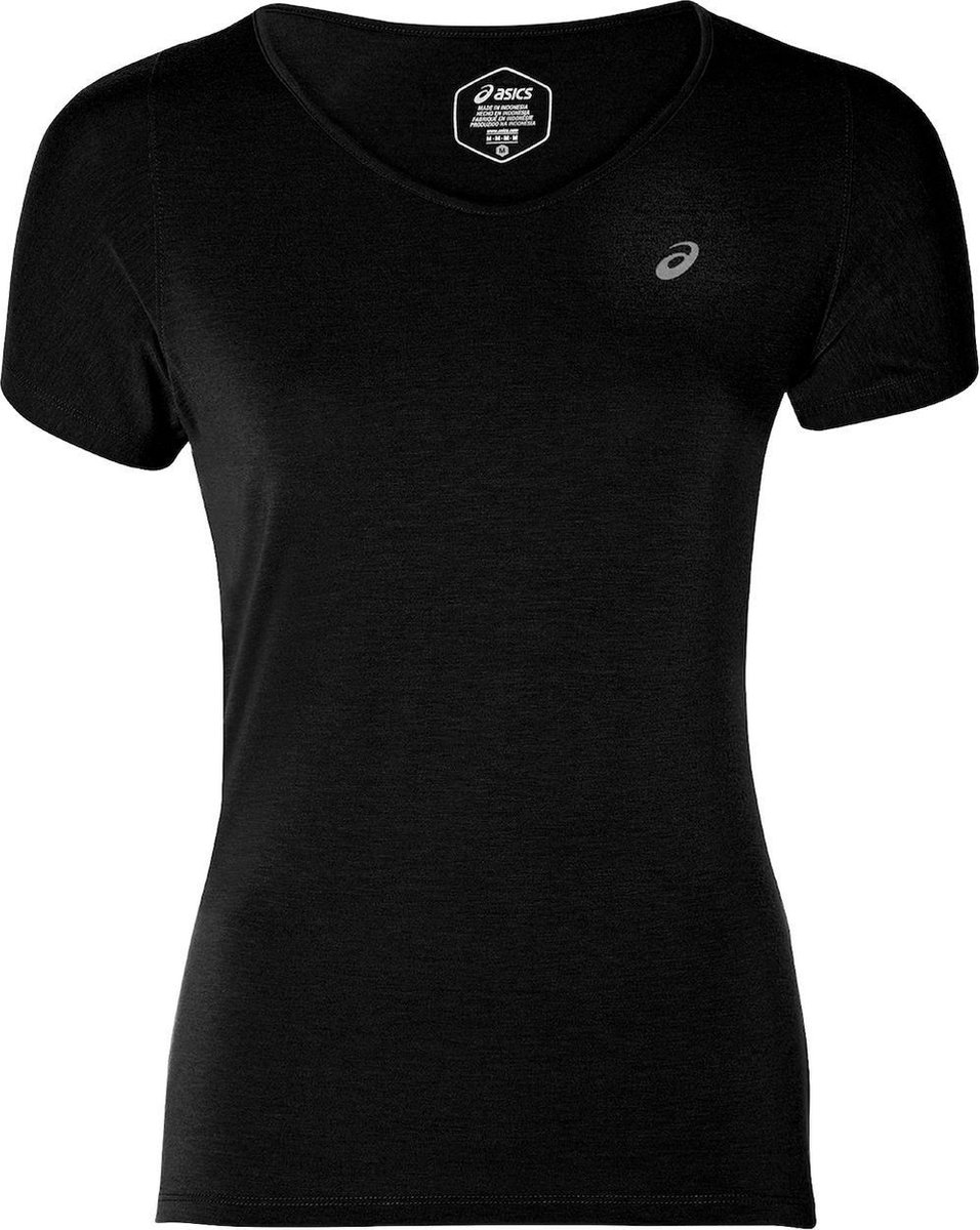 Asics V-Neck Ss Top 2 Sportwear Dames Blauw