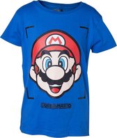 Nintendo - Super Mario Face Boy s T-shirt - 122/128