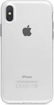 Fooncase Hoesje Geschikt voor iPhone X - Shockproof Case - Back Cover / Soft Case - Transparant