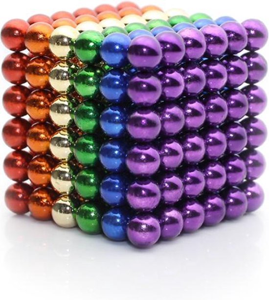 | NeoCube Magneetballetjes Multi Color Anti Magnetische ballen 5 mm multi gekleurde magneten | 216