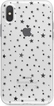 iPhone XS hoesje TPU Soft Case - Back Cover - Stars / Sterretjes