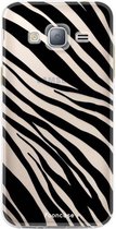 Samsung Galaxy J3 2016 hoesje TPU Soft Case - Back Cover - Zebra print