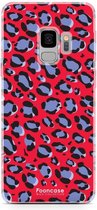 Samsung Galaxy S9 hoesje TPU Soft Case - Back Cover - Luipaard / Leopard print / Rood