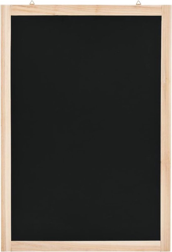 Krijtbord aan wand 40x60 cm (incl krijtjes 24st) - Schoolbord - Tekenbord -  Krijt bord | bol.com