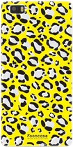 Huawei P8 Lite 2016 hoesje TPU Soft Case - Back Cover- Luipaard / Leopard print / Geel