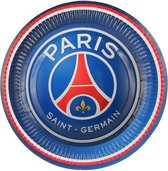 6 PSG™ Paris bordjes - Feestdecoratievoorwerp