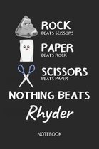 Nothing Beats Rhyder - Notebook