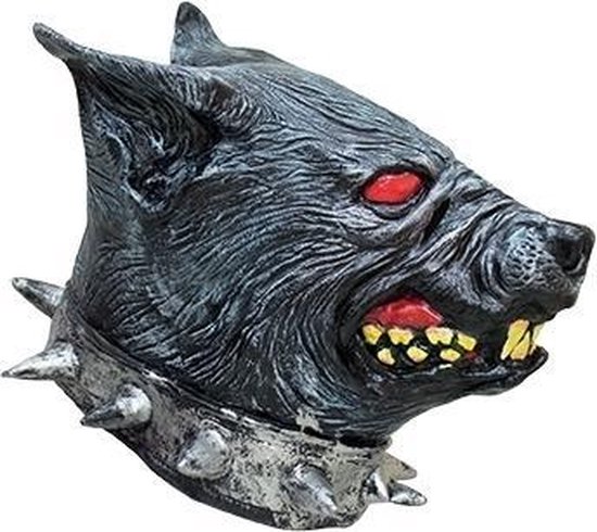 Halloween - Dierenmasker hellhond van latex | bol.com