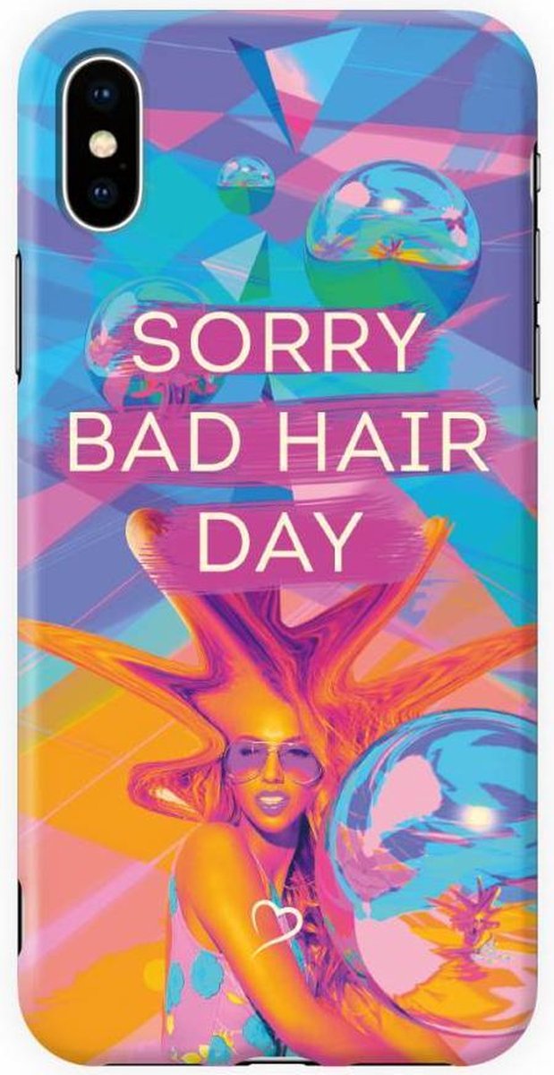 Fashionthings Sorry bad hair day iPhone XS Max hoesje / cover - eco-friendly -softcase