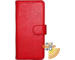 M&S Shop 4U | Samsung A8 2018 High Quality Bookcase Red SM-A530F