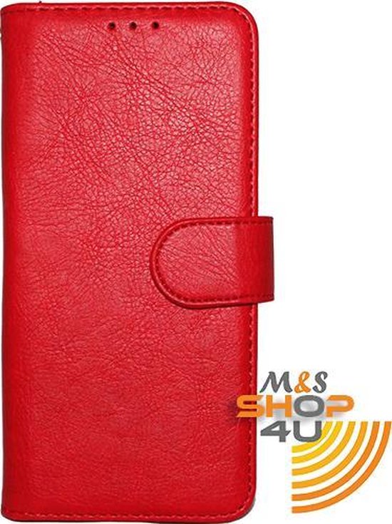 M&S Shop 4U | Samsung A8 2018 High Quality Bookcase Red SM-A530F