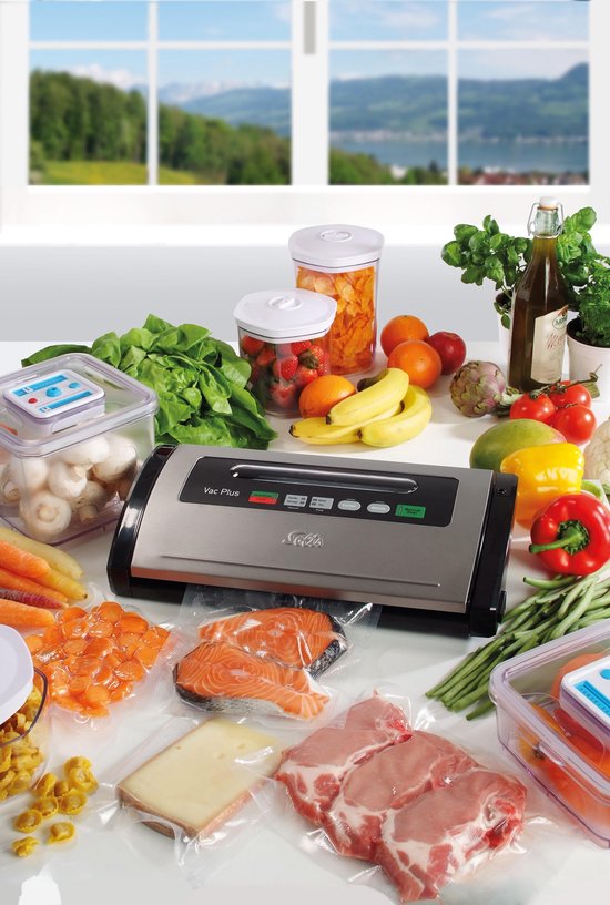 Solis Vac Plus 571 Vacumeermachine - Vacuümmachine met Marineerfunctie - Vacuüm Sealer met Ingebouwde foliesnijder