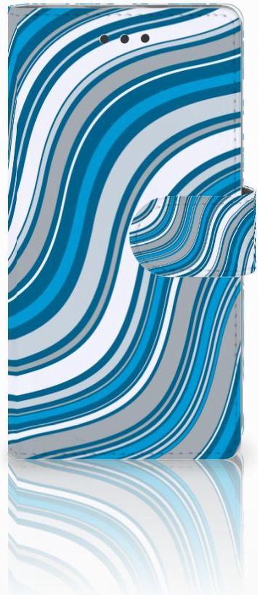 Huawei Ascend P8 Lite Telefoon Hoesje Waves Blue