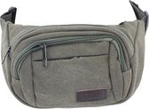 Legergroene heuptas/buideltas 3-vaks voor volwassenen - Heuptassen/buideltassen/fanny packs voor op reis/bij hardlopen