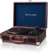 Muse MT-101 BR - Platenspeler met USB encoding functie - bruin