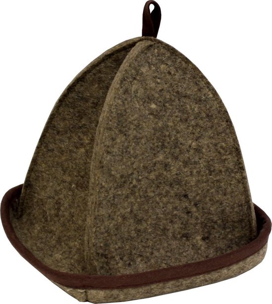 Emendo - Sauna muts - vilt, bruin (Finland) | bol.com