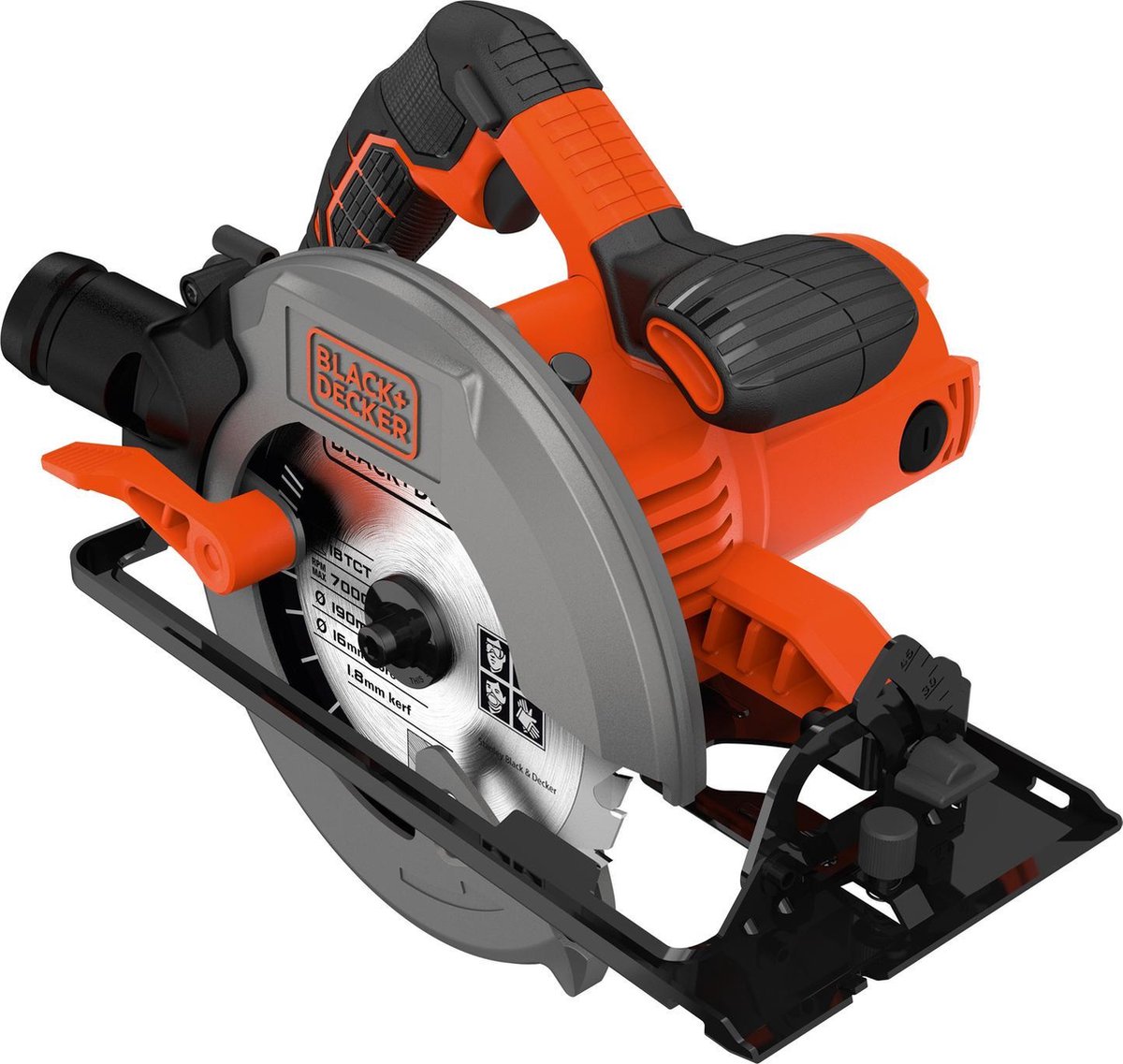 BLACK DECKER CS1550K Cirkelzaag 1500W Diepte instelling Bol BLACK DECKER CS1550K Cirkelzaag 1500W Diepte instelling Bol