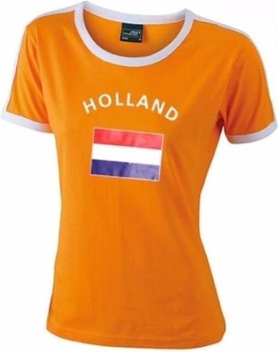 Oranje dames shirt Holland S
