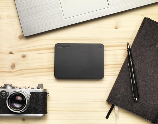 Toshiba Canvio Basics 1TB - Externe harde schijf / Zwart