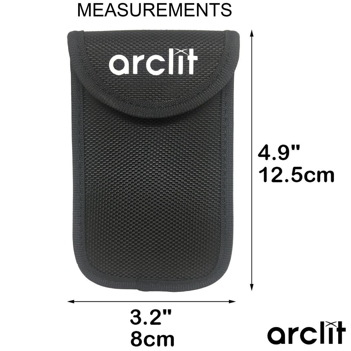 Arclit®  2x Autosleutel RFID Anti-Diefstal Beschermhoes + 2x RFID