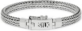 SILK Jewellery - Zilveren Armband - Alpha - 339.19 - Maat 19,0