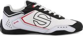 SPARCO Fashion SP-F5 - Heren Motorsport Sneakers Sport Schoenen Trainers WHITE-BLACK - Maat EU 42