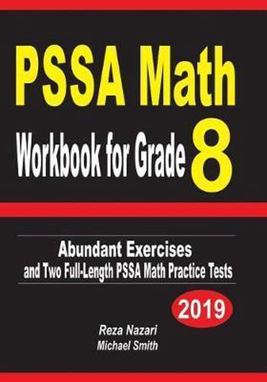 PSSA Math Workbook for Grade 8 - cover