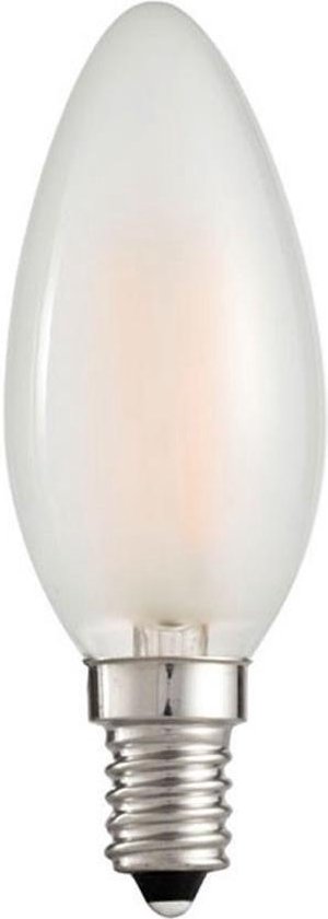 Groenovatie LED Filament Kaarslamp - 2W - E14 Fitting - Extra Warm Wit - 98x35 mm - Dimbaar - Mat