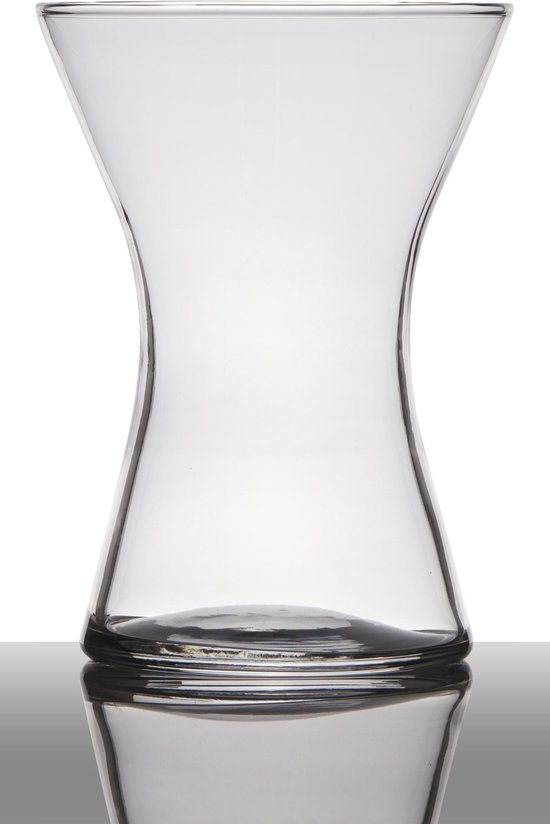 Vaas glas Essentials X-shape Ø14xH20cm