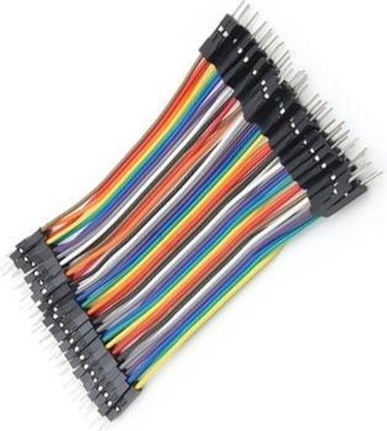 Regeneratie Kan worden berekend Vechter Dupont Jumper kabels 40 stuks (Male-Male) 10cm voor Breadboard - Arduino |  bol.com