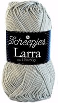 SCHEEPJES LARRA 07407 L. GRIJS. PAK MET 7 BOLLEN a 50 GRAM. KL.NUM. 3.