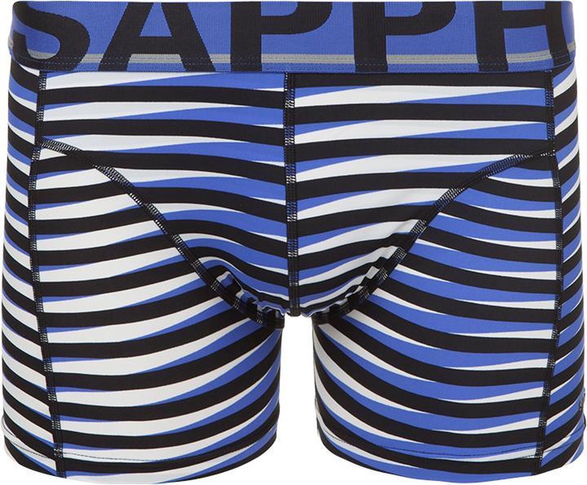 doolhof Samenwerking Oefening Sapph Boxershort - Micro - Stripe Print - XL | bol.com