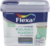Flexa Mooi Makkelijk - Lak Keukenkasten - Mooi Donkergrijs - 750 ml