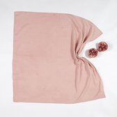 BORO*MINI hydrofiele doek XXL - Meekrap roze uni