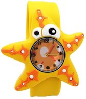 Fako® - Kinderhorloge - Slap On - Zeester - Geel