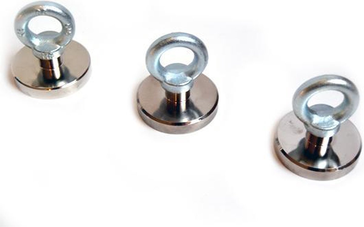 Neodymium Vismagneet 75 kg trekkracht | Sterke kinder magneet | Tijdelijk ✓ Gratis touw | ✓ Gratis geleverd