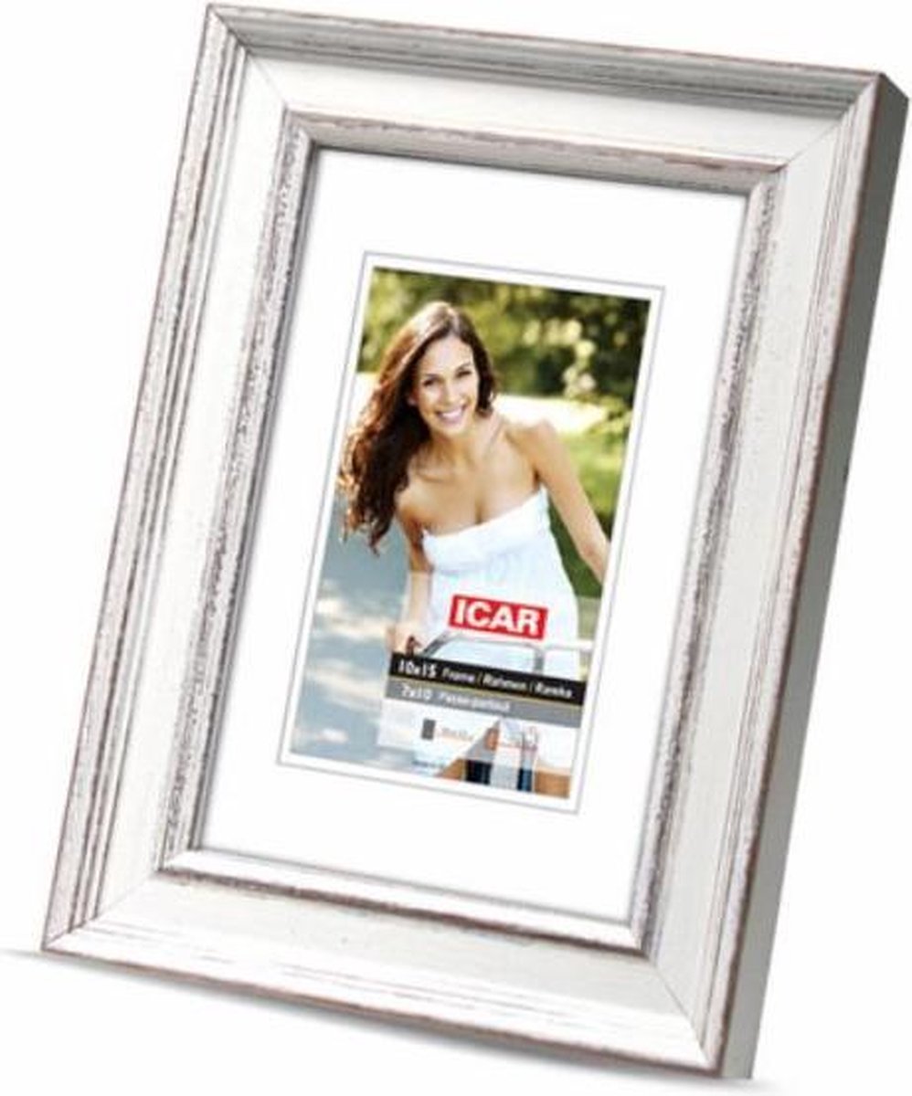 Icar Houten Fotolijst Wit DRLZ 13x18 cm