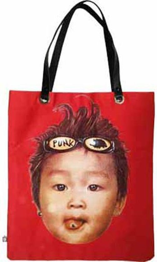Toetie & Zo Bag Shopper Baby Cool 1, shopper, sac à main, sac shopping, sac de plage, rouge