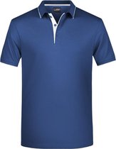 Polo shirt Golf Pro premium navy/wit voor heren - Blauwe herenkleding - Werkkleding/zakelijke kleding polo t-shirt 2XL