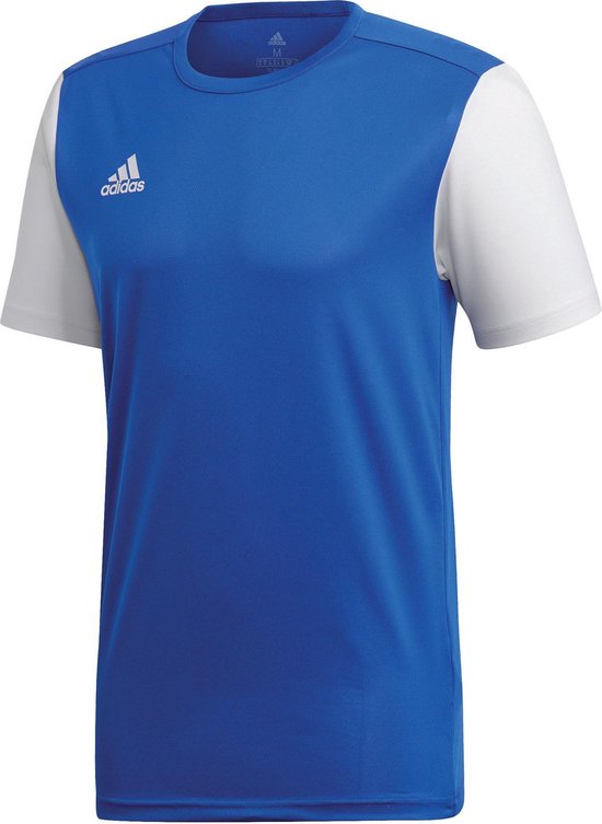 adidas Estro 19  Sportshirt - Maat XXL  - Mannen - blauw/wit