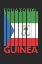 Vintage Equatorial Guinea Notebook - Retro Equatorial Guinea Planner - Equatoguinean Flag Diary - Equatorial Guinea Travel Journal