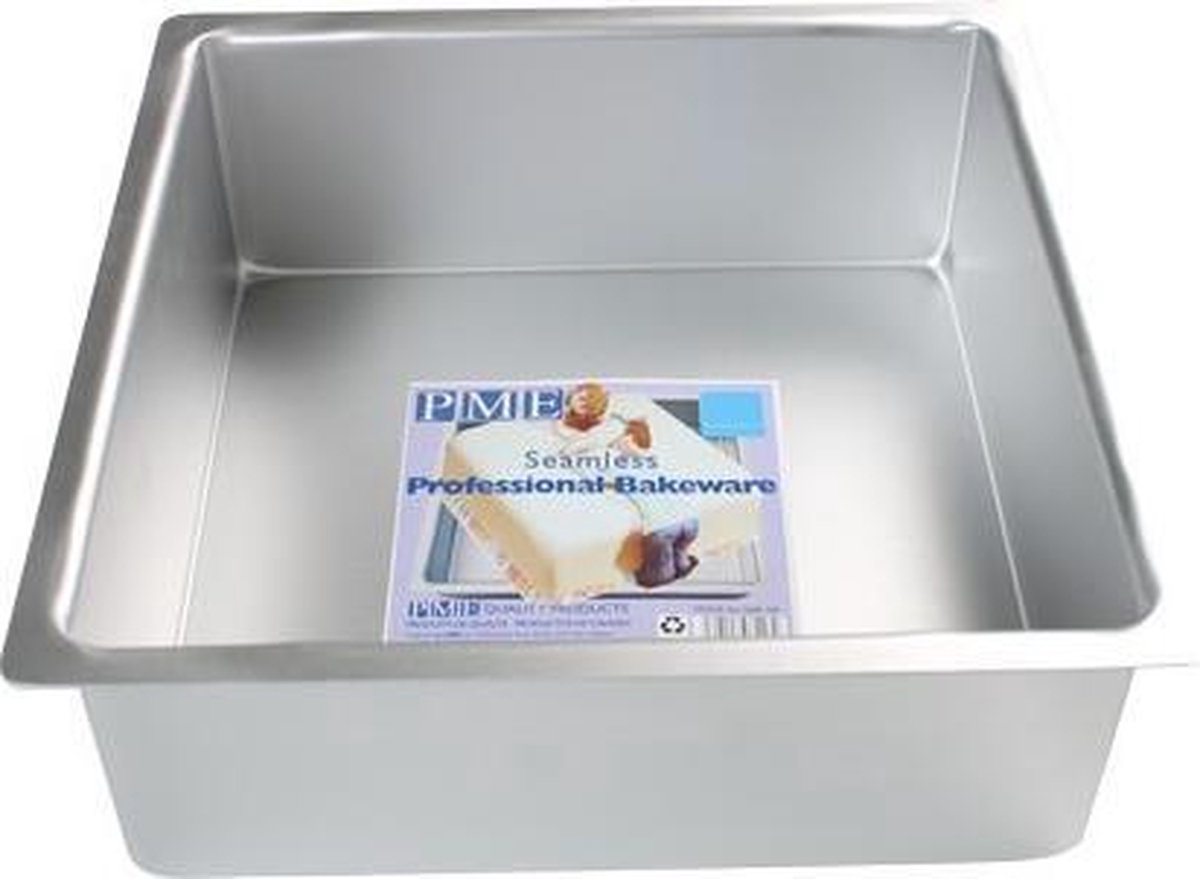 PME Extra Diepe Vierkante Bakvorm 20 x 20 x 10cm