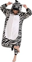 Zebra Onesie Verkleedkleding - Volwassenen & Kinderen - L (168-175 cm)