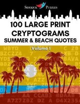 100 Large Print Cryptograms