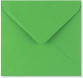 Groene enveloppen 15,5x15,5 cm 100 stuks