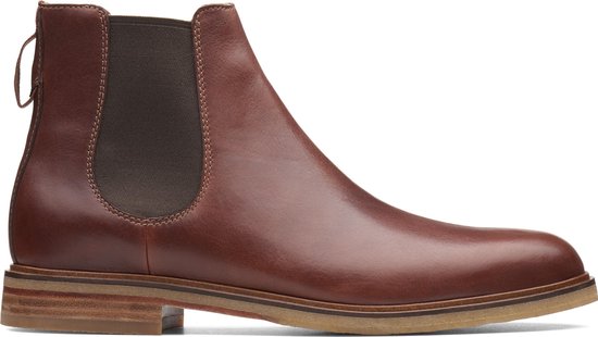 Clarks Clarkdale Gobi Heren Chelsea Boot - Mahogany Leather - Maat 40 |  bol.com