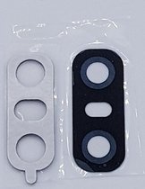 Achter camera Glas Lens geschikt voor de LG G6 - Zwart - inclusief tape