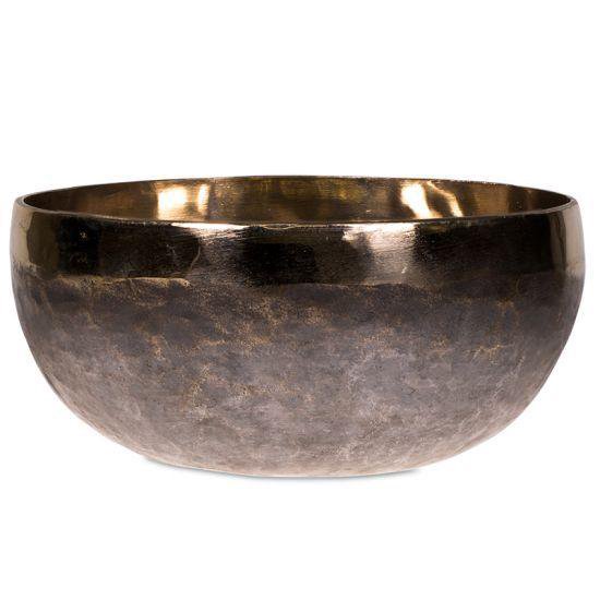 Klankschaal Ishana zwart/goud - 10cm - 250-300 gr van Versteenden. — afbeelding 3