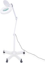 Manicure Loeplamp met standaard - Loep lamp op wieltjes - Loeplamp op statief