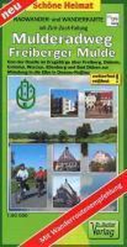 Mulderadweg (Freiberger Mulde) Radwander- und Wanderkarte 1  ... - cover
